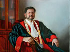 dr. Damir Magaš, oil, 24x32 (60x80 cm)