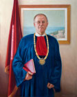 dr. Mateo Milković, oil, 32x25 (80x63 cm)