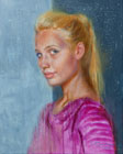Magdalena, oil, 60x50 cm
