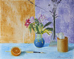 Orange Violet, oil, 16x20 (40x50cm)