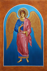 Archangel, oil, 25x16 (62x40 cm)